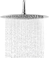NearMoon Rain Shower Head, Ultra-Thin Design-Pressure Boosting, Awesome Some Experience, High Flow Stainless Steel Rainfall Head (10 Inch, Chrome Finish)