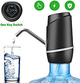 5 Gallon Electric Drinking Portable Water Dispenser, Universal USB Charging Water Bottle Pump For 2-5 Gallon With 2 Silicone