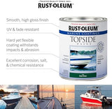 Rust-Oleum Available 207005 Marine Topside Enamel Paint, Battleship Gray, 1-Quart, 32 Fl Oz (Pack of 1)(Packaging May Vary)