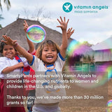 SmartyPants Kids Multivitamin Gummies: Omega 3 Fish Oil (EPA/DHA), Vitamin D3, C, Vitamin B12, B6, A, K & Zinc for Immune Support, Biotin, Grape, Cherry & Berry Flavors, 120 Count (30 Day Supply)