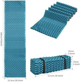 Foam Camping Pads for Hiking, Ultralight Closed Cell Mattress, Waterproof Soft Mat for Adults, Wide Picnic Yoga Mats, Folding Sleeping Pad for Outdoor Backpacking