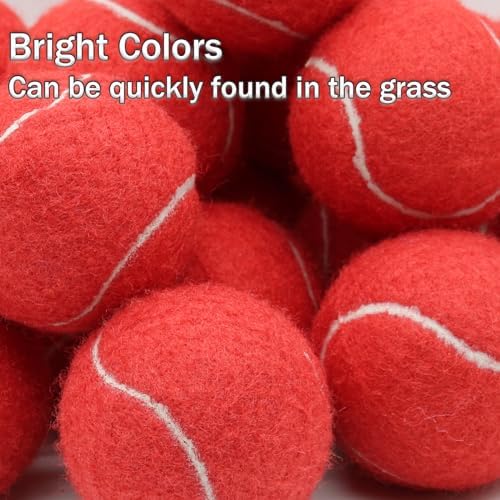 Tennis Balls, 20 Pack Training Tennis Balls,High Elasticity Practice Tennis for Beginner, Exercise Playing Balls for Pet Dog