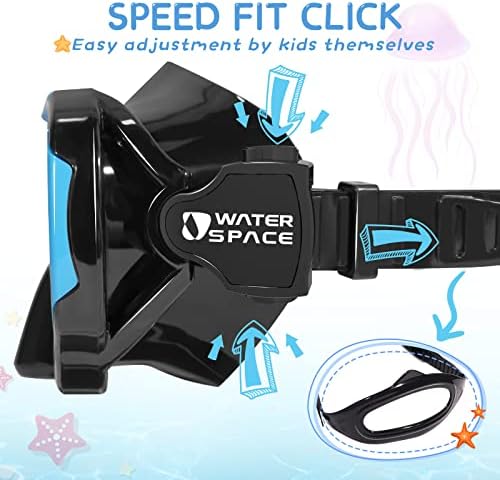 Kids Swimming Goggles Swim Mask with Nose Cover for Kids Youth 3-15, Anti-Shattered Lens UV Protection No-leak