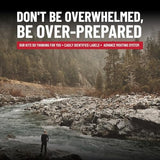 Surviveware 238 Pcs Comprehensive Premium Survival First Aid Kit - Medical Emergency Kit for Travel Camping Gear, Home Essentials & Outdoor Emergencies - HSA & FSA Eligible Survival Kit