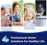 Membrane Solutions 10 Micron Sediment Water Filter Replacement Polypropylene Cartridge 10"x 2.5" for Whole House RO System, Compatible with Aqua-Pure AP110, GE FXUSC, WHKF-GD05, Culligan P5-6 Pack