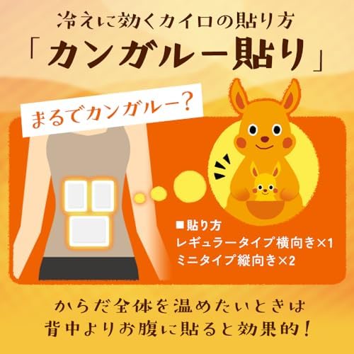 Hokkairo Hand Body Warmers Stick on Clothes Adhesive 30PK (Large)