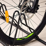 CyclingDeal Bike Rack Floor Parking Bike Stand for up to 6 Bicycles | Indoor, Home & Garage Storage Rack | Stable & Secure Bicycle Stand w/Tire Grooves Up to 29", Holding Plates & Custom Spacing