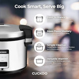 CUCKOO Commercial Rice Cooker & Warmer, Extra Large Rice Cooker 30-Cup Uncooked / 60-Cup Cooked, Professional Industrial Grain Cooker with Large Capacity, Easy One-Touch Operation, Silver (CR-3032)