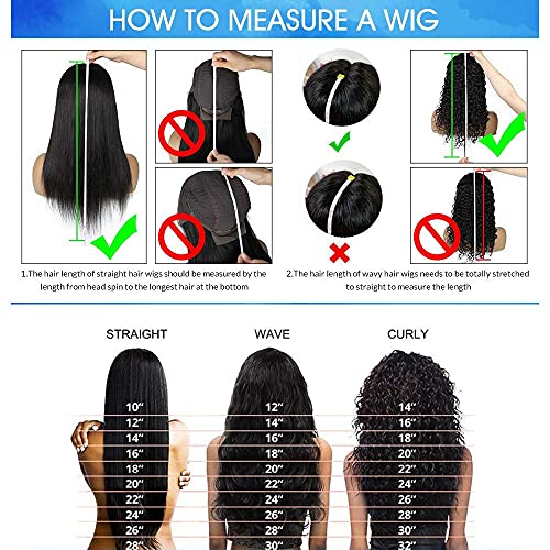 Lace Front Wigs Human Hair Water Wave Brazilian Virgin Hair 180% Density 4X4 Water Curly Lace Closure Human Hair Wigs for Black Women Glueless Wigs with Baby Hair Natural Color 22 Inch Water Wave Wig