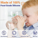 3 and 5 Gallon Water Jug Cap, Silicone Reusable Replacement Cap, Non Spill Bottle Caps for 55mm Bottle Water Dispenser Caps - Pack of 10