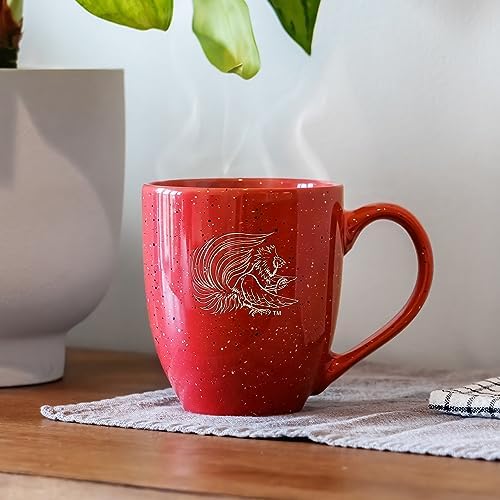 Rico Industries NFL Football 16 oz Team Color Laser Engraved Speckled Ceramic Coffee Mug
