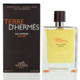 HERMES Terre D'Herm Eau Intense Vetiver Eau De Parfum for Men, 3.4 Ounce