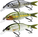 TRUSCEND Swimmax for Freshwater and Saltwater, Lifelike Fishing Lures for Bass Trout Crappie Walleye Pike Bluegill Salmon, Swimbait for Bass Fishing, Amazing Fishing Gear Gifts for Family Fishing