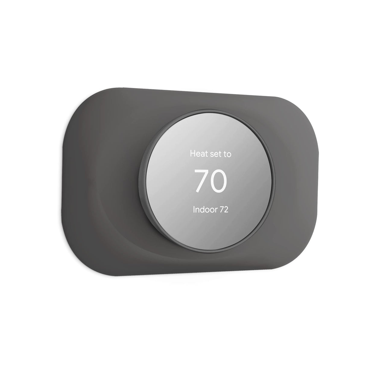 Petrichor Nest Thermostat Wall Plate - Compatible With Google Nest 2020 - Trim Kit, Cover Accessory for Easy Installation - Charcoal