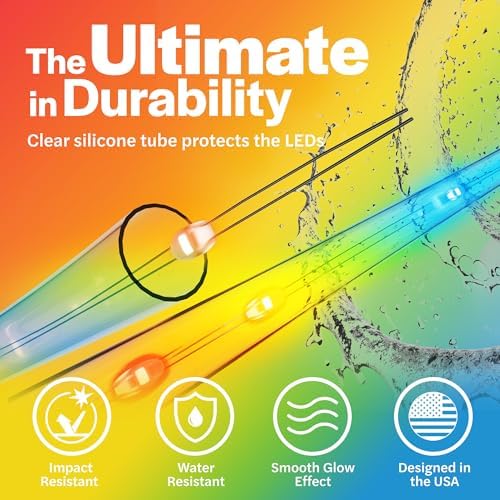 Brightz WheelBrightz LED Bike Wheel Lights - 2025 Edition with Superior Straps & LED-Weatherproof Shield! 14 Colors - Unmatched Durability, Visibility & 48+ Hours of Dazzling Illumination