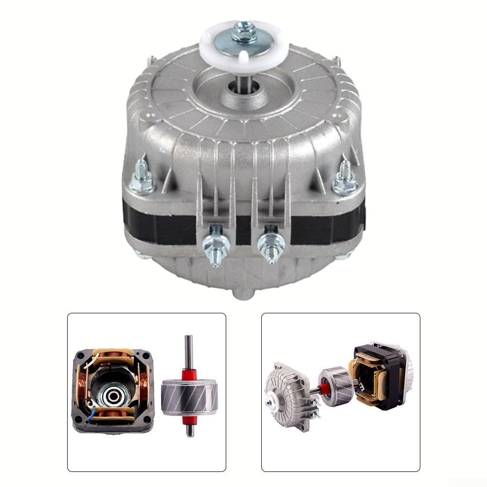 Oniissy 25W/35W/60W Refrigeration Condenser Fan Motor Freezer Refrigerator Fan Motor, Refrigerator and Freezer Compatible Condenser Fan Motor, 25W 35W 60W Refrigerator Freezer Fan Motor(25W)