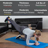 THERABAND Resistance Band 25 Yard Roll, Extra Heavy Blue Non-Latex Professional Elastic Bands For Upper & Lower Body Exercise, Physical Therapy, Pilates, Rehab, Dispenser Box, Level 5