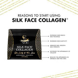 Coco March Silk Face Collagen – High-Absorption Molecular Collagen & Silk Sericin Protein – 20g Protein, No Taste, Dissolves Instantly – Supports Skin, Hair, Nails & Joint Health – 30-Day Supply