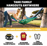 Wise Owl Outfitters Hammock for Camping Hammocks Gear for The Outdoors Backpacking Survival or Travel - Portable Lightweight Parachute Nylon - Up to 500lbs