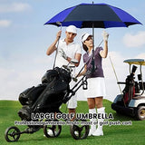 ZOMAKE Automatic Open Extra Large Golf Umbrella 51/54/62/68 Inch, Double Canopy Vented Windproof Oversize Stick Umbrellas for Rain