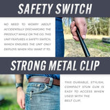 Streetwise Pain Pen 25,000,000 Stun Gun for Self Defense - Tactical Stun Pen for Women and Men, USB Rechargeable, Battery Indicator, Durable Clip, Compact and Concealable for Protection