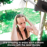 Solar Showers,3rd Generation Outdoor Shower Bag,A Model of Durability,4 Gallon/15L- Portable Shower for Camping,Camp Shower kit with hot Water.