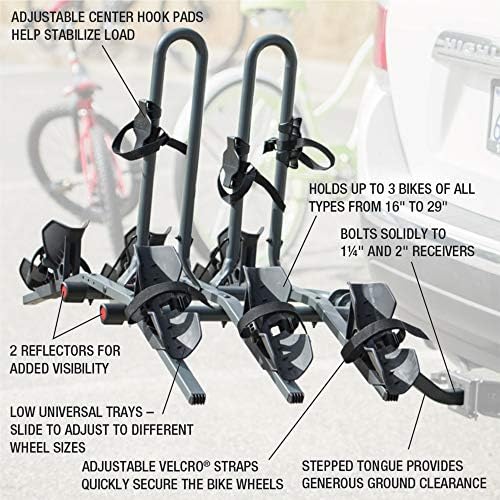 BELL Right Up 350 3-Bicycle Platform Hitch Rack