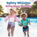 HeySplash Swim Vest for Kids, Toddler Pool Floaties Fit 20-50/70 Lbs, Children Swimming Vest with Adjustable Strap, Swim Jacket Water Wing Arm Float, Puddle Sea Beach Boat Jumper Boy Girl Baby