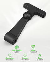 ULXIOM 4 Pack Cooler Replacement Rubber Latches Fit for YETI RTIC Coolers, Quick Mounting, Black