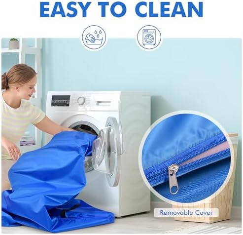 3 in 1 Women Comfort Backpack Tanning Beach Chair with Face Hole & Cushion | Portable Folding Lounge Sun Chair for Adult Outside Reading Sunbathing Poolside Camping | Reclining 6 Position | Royal Blue