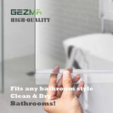 GEZMR 2-Pack Frameless Shower Door Bottom Seal (1/4'' X 39'') Clear Glass Shower Door Sweep Strip can Covers up to 23mm Gap - Stop Leaks