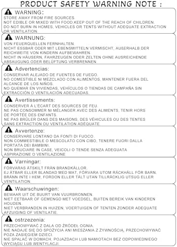 Solid Fuel Tablets Fire Starter for Fireplace, for Indoor and Outdoor use, for Campfires, BBQ, Fire Starters for Grill and Wood Stove - Firelighters