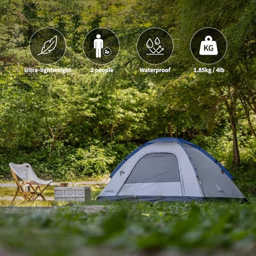 Tents for Camping 2/4/6 Person Camping Dome Tent, Easy to Set Up, Lightweight Camping Tent, Portable Camping Tent for Outdoor and Backpacking Sundome Tent