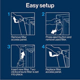 Brita Hub Replacement Water Filter, BPA-Free, Replaces 900 Plastic Water Bottles, Lasts Six Months or 120 Gallons, Includes 1 Filter, Kitchen Essential, White