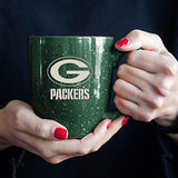 Rico Industries NFL Football 16 oz Team Color Laser Engraved Speckled Ceramic Coffee Mug