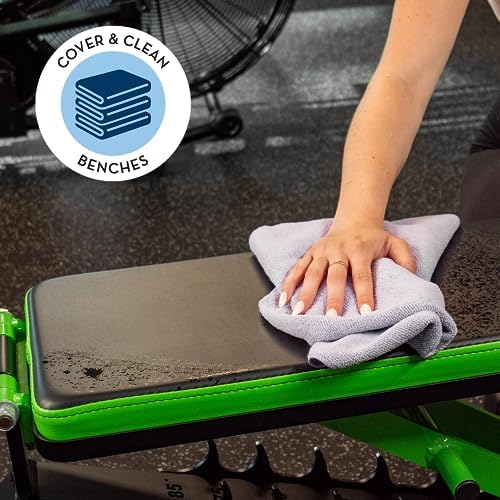 S&T INC. Microfiber Gym Towels, Yoga Towel for Home and Gym Bag, 16 Inch x 27 Inch, 6 Pack