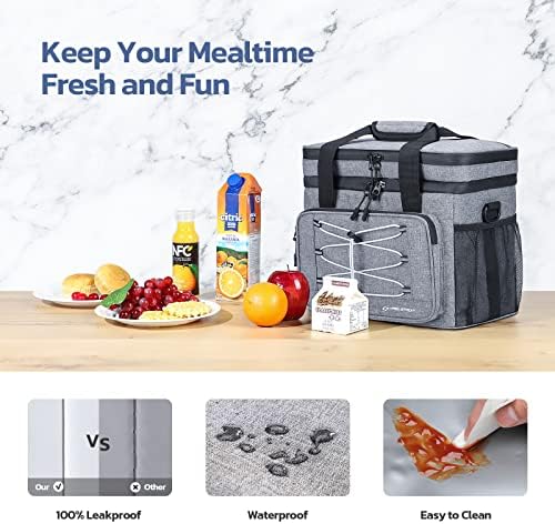 Maelstrom Soft Cooler Bag,Collapsible Soft Sided Cooler,24/30/60/75 Cans Beach Cooler,Ice Chest,Large Leakproof Camping Cooler,Portable Travel Cooler for Grocery Shopping,Camping,Road Trips