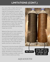 2.0 Carbon Shower Head Filter System | Removes Chlorine, Heavy Metals, And More | Great For Dry Skin/ Hair, And More | NSF Certified