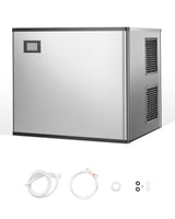 VEVOR Commercial Ice Maker Machine-Head 800 lbs/24 h, 26 Inch Stainless Steel Industrial Ice Machine, Self-Cleaning and Scheduled Ice Making, Modular Ice Cube Machine for Restaurant Hotel - Head Only