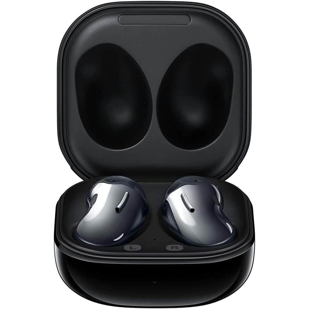 SAMSUNG Galaxy Buds Live True Wireless Earbuds US Version Active Noise Cancelling Wireless Charging Case Included, Mystic Black