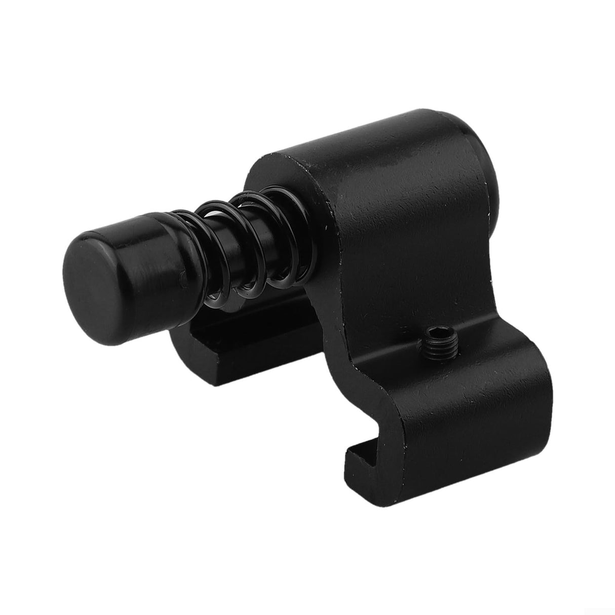 Oniissy Aluminum Barn Door Stopper Adjustable Sliding Hardware Accessories Easy Install, Prevent Wheels From Sliding Out, Black