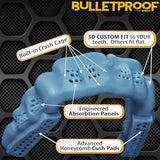 Bulletproof: World’s Thinnest Most Breathable Mouthguard is 3X Stronger! MMA Football Basketball Hockey Lacrosse Rugby BJJ Boxing Sports Mouth Guard Grinding Teeth. Men Women Adult Youth Kids Braces