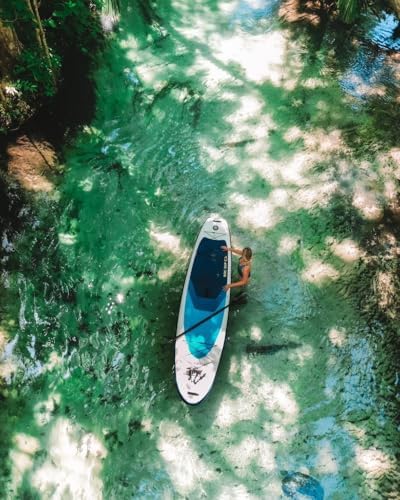 Roc Inflatable Stand Up Paddle Boards 10 ft 6 in with Premium SUP Paddle Board Accessories, Wide Stable Design, Non-Slip Comfort Deck for Youth & Adults