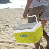 Picnic Cooler – 4.5 Liter Hard Cooler – Coolbox Keeps Contents Cool for 48 Hours – BPA Free Outdoor Cooler – Portable Cooler for Picnics, Grill, Camping (Orange)