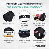 Fitletic Hydration Running Belt with Water Bottles for Men & Women – 2 Quick Flow 8oz Running Water Bottles, Patented Bounce Free Design, Water Resistant Pouch Fits All Phones – Hydra 16