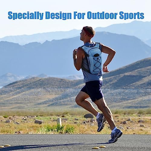 Zavothy Hydration Backpack with 2L Hydration Bladder Water Backpack for Hiking Hydration Pack for Running Cycling Hiking