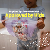 Goodnites Girls' Nighttime Bedwetting Underwear, Size Large (68-95 lbs), 34 Ct (2 Packs of 17), Packaging May Vary