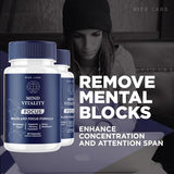 Mind Vitality Focus Brain Supplement, Official Mind Vitality to Boost Focus and Concentration & Avoid Mid-Afternoon Fatigue, Mind Vitality Advanced Formula (120 Capsules) (Pack of 2)