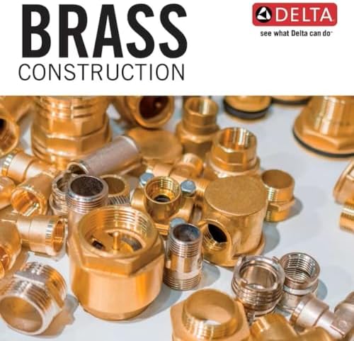 Delta Faucet U4993-CZ Wall Mounted Shower Arm and Flange, 6", Champagne Bronze