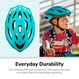 Schwinn Thrasher Bike Helmet for Youth Boys Girls Age 8-14 Years Old, Suggested Fit 55-58cm, Lightweight Microshell Design with Adjustable Side & Chin Strap, CPSC Safety Certified, Sleek, Sporty Style